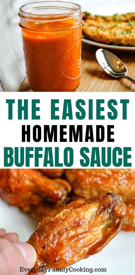 Easy Homemade Buffalo Sauce | Everyday Family Cooking | Recipe | Wing sauce recipes, Hot sauce ...