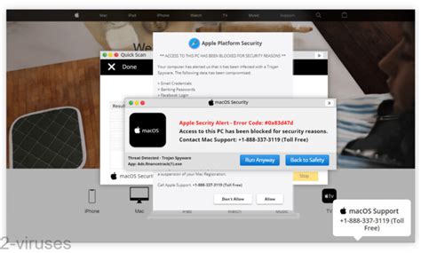 Fake Warnings – Apple Security Alert – How to remove (Jun, 2021) – Dedicated 2-viruses.com