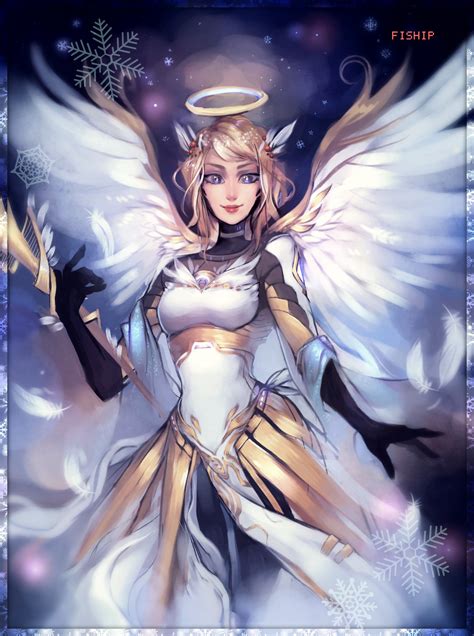 Here to Raze Hell - Mercy Christmas skin by Matilda Vin