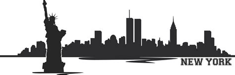 Free New York Skyline Silhouette Vector, Download Free New York Skyline Silhouette Vector png ...