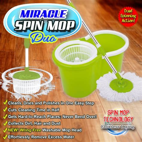 Miracle Spin Mop Duo | As Seen On TV