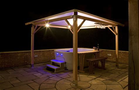 Wooden Hot Tub Gazebo - Design Ideas