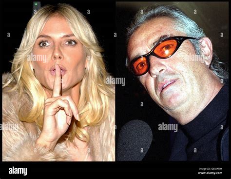 Heidi Klum and Flavio Briatore Stock Photo - Alamy