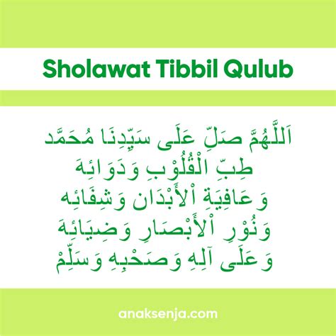 Sholawat Tibbil Qulub Lengkap - Arab, Latin, Terjemahan, dan Makna - Anak Senja