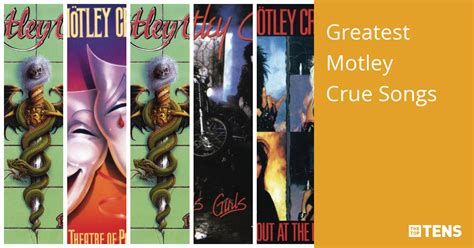 Greatest Motley Crue Songs - Top Ten List - TheTopTens