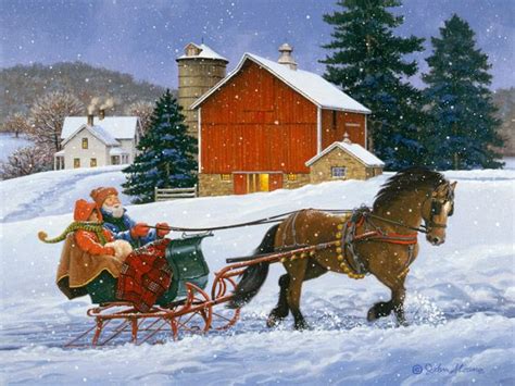 Pin by Cynthia on Dashing Thru The Snow In A One Horse Open Sleigh ...