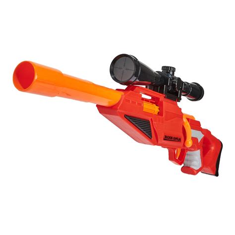 Nerf Style Gun Sniper Rifle Blaster w Scope