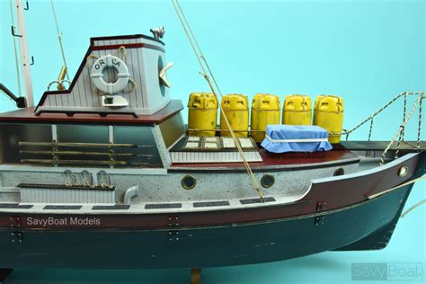 ORCA fishing boat from Jaws movie- Handcrafted Wooden Boat Model