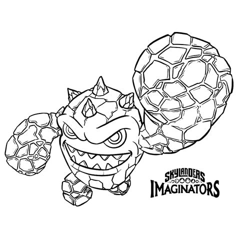 Skylander Eruptor Free Colouring Pages – Kleurplaten