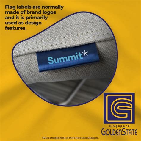 Flag labels are normally made of brand logos | Printable fabric, Of ...