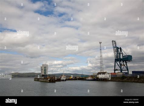 Greenock harbour, Scotland Stock Photo - Alamy