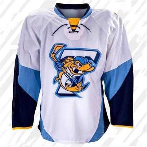 2021 Toledo Mud Hens White Walleye Hockey Jersey Embroidery Stitched ...