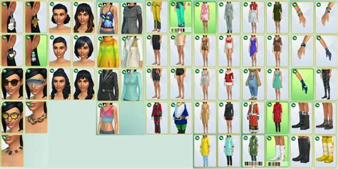 The Sims 4 Seasons: Thumbnail Previews of New CAS Items