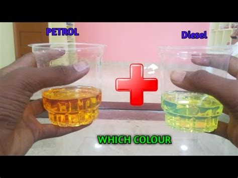 MIXING PETROL AND DIESEL | WHICH COLOUR??? - YouTube