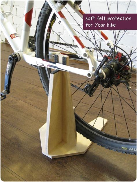 diy wooden bicycle stand - So Delightful Blogs Photo Galery