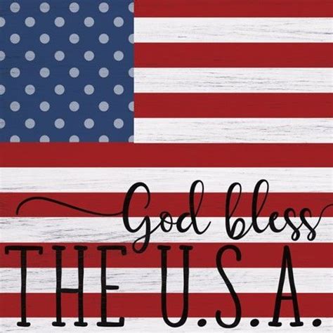 God Bless the U.S.A., Flag, Plaque | Plaque, Americana decor, Flag