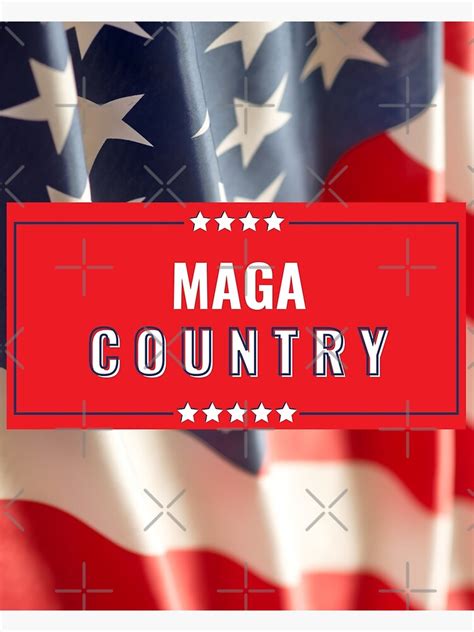 "Maga Country USA Flag , Nuclear Maga , Ultra Maga , nuclear maga usa flag" Poster for Sale by ...