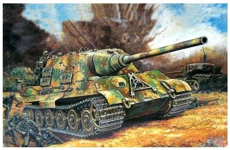 Jagdtiger | Military art, Tank warfare, War art