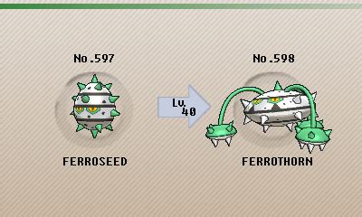 Ferroseed Evolution