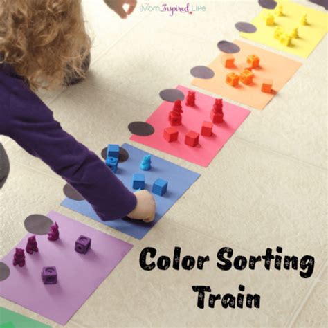 Train Color Sorting Activity