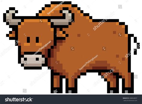 534 Bull Pixel Art Images, Stock Photos & Vectors | Shutterstock