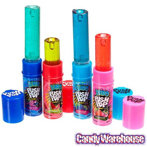 Jumbo Push Pops Candy: 18-Piece Box | Push pop candy, Nostalgic candy ...