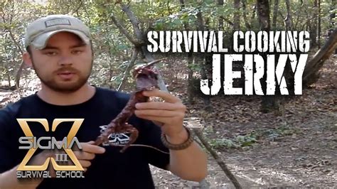 Survival Cooking Jerky a squirrel WHOLE! - YouTube