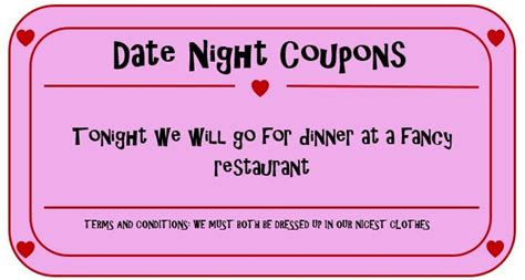 Date Night Coupons | Funny dating quotes, Dating, Coupons