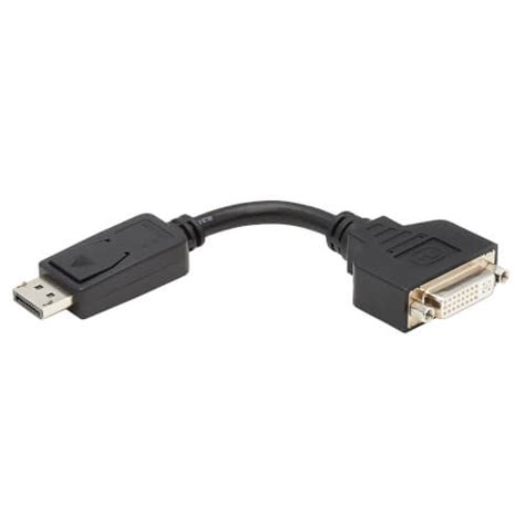 DisplayPort to DVI Adapter, DP-M to DVI-I-F, 6-ft. | Eaton