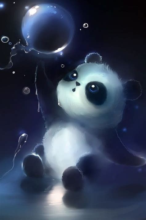 Kawaii Panda Wallpaper - WallpaperSafari