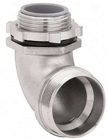 Calbrite S60700FC90 Flex 90 deg Connector, 3/4 in, 316 Stainless Steel ...