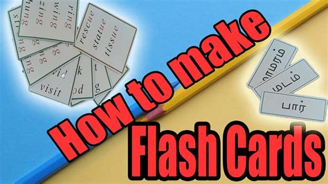 How to make flash cards at home|DIY Flash Cards|Katral Elithu - YouTube