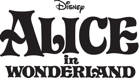 Alice In Wonderland Logo PNG Pic - PNG Mart