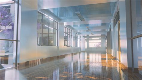 ArtStation - School Hallway