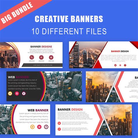 Creative Online Website Banner Template By CreativeDesign | TheHungryJPEG