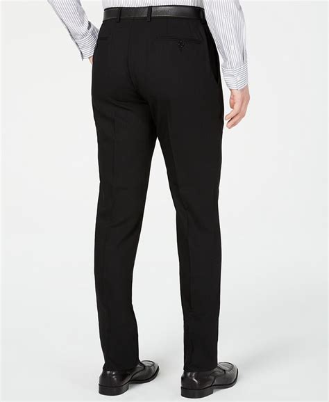 Calvin Klein Men's Slim-Fit Black Solid Suit - Macy's