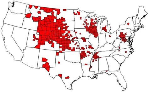 Map of States Where Chronic Wasting Disease Causes 'Zombie' Effect in ...