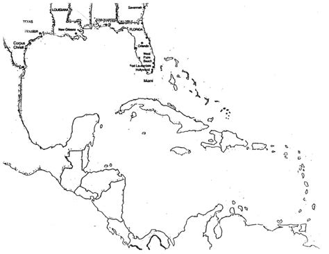 C.A./Caribbean Map(Greater Antilles) Diagram | Quizlet