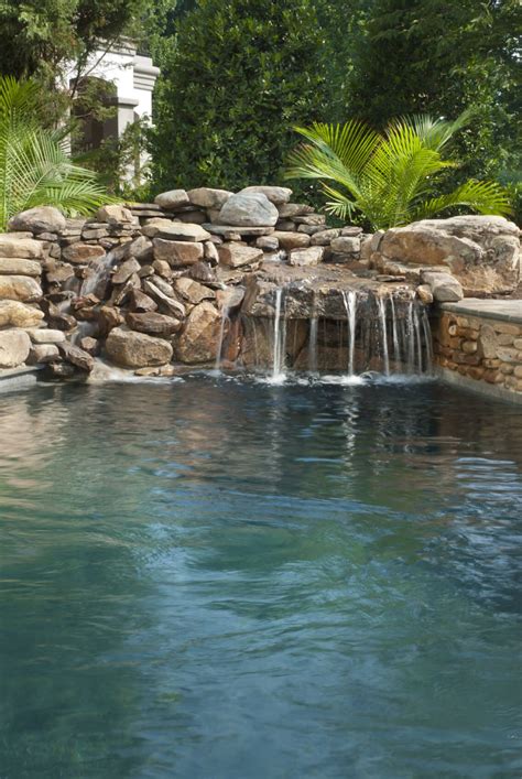 80 Fabulous Swimming Pools with Waterfalls (Pictures) | Swimming pool waterfall, Pool waterfall ...