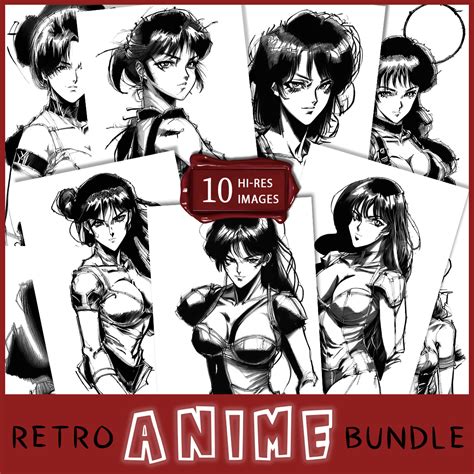 10 Retro Anime Female Characters - MasterBundles