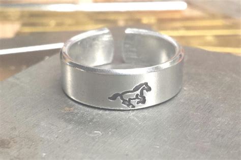 Personalized Horse Ring Horse Jewelry Gift for Horse Lover - Etsy