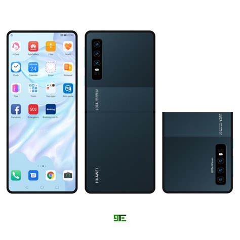 Huawei’s patent reveals new Flip Phone with foldable display - HUAWEI ...