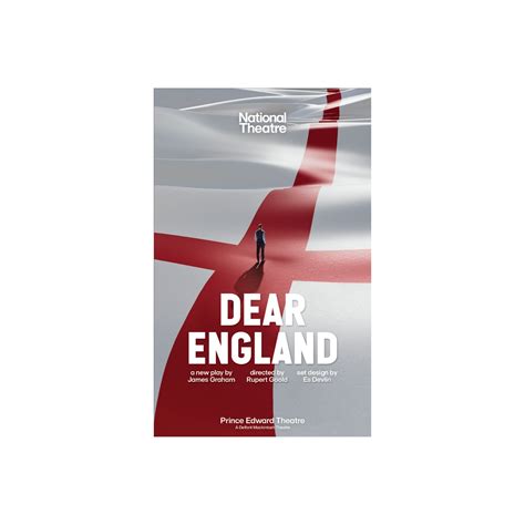 DEAR ENGLAND Poster – West End Merchandise Shop by Creative Goods