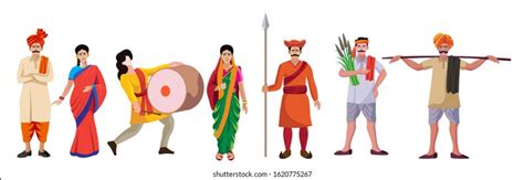 4,602 Maharashtra Culture Design Stock Vectors, Images & Vector Art | Shutterstock