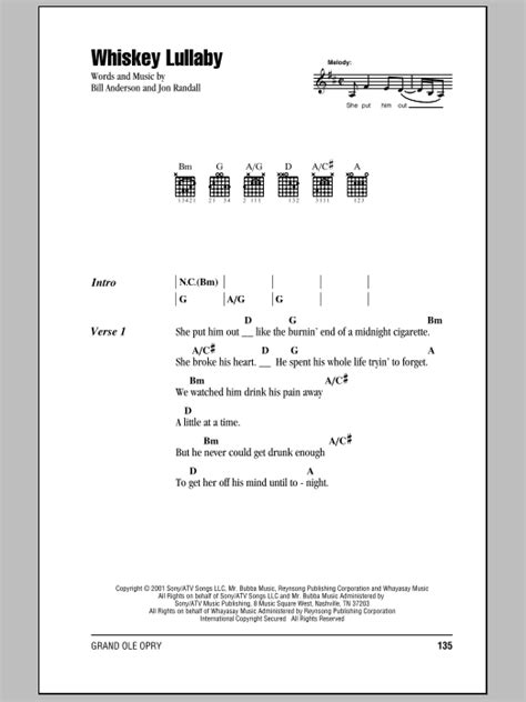 Whiskey Lullaby | Sheet Music Direct