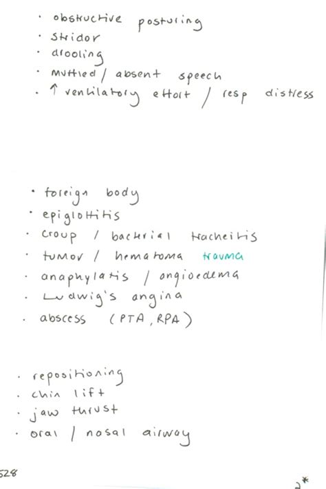 528. Signs of upper airway obstruction / Causes of upper airway ...