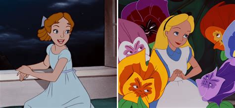 "Selfish" Female Disney Characters: Alice in Wonderland vs. Wendy Darling - Fangirlish