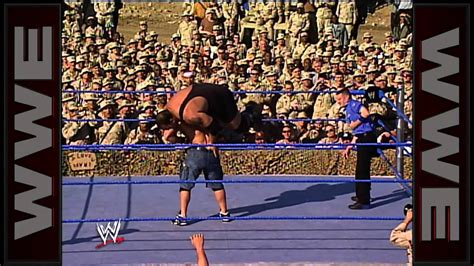 John Cena vs. Big Show: Tribute to the Troops 2003 - YouTube