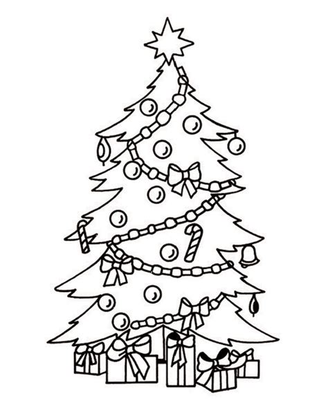 Free Christmas Tree Clip Art Black And White, Download Free Christmas ...