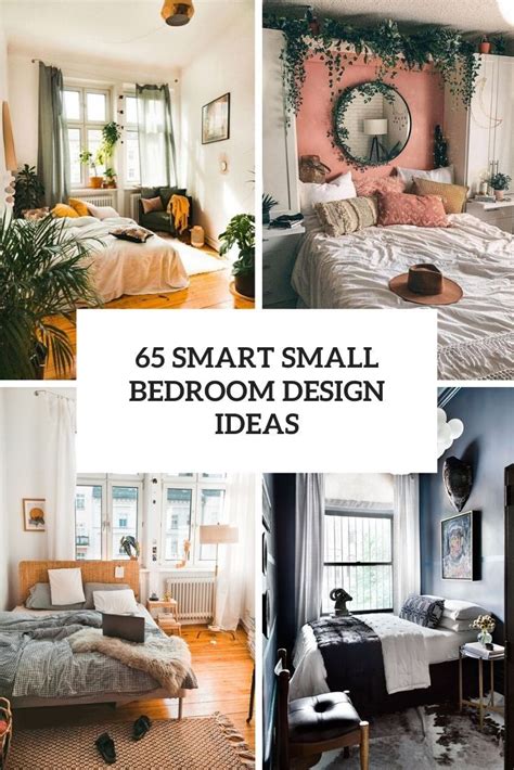 smart small bedroom design ideas cover | Small bedroom designs, Small bedroom decor, Cozy small ...